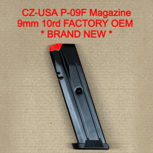 CZ-USA P-09 NOCTURNE F P-10 9mm 10 Round Magazine OEM Factory Steel Replacement - 11455