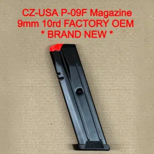 CZ-USA P-09 NOCTURNE F P-10 9mm 10 Round Magazine OEM Factory Steel Replacement - 11455