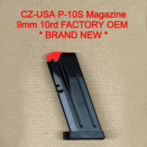 CZ-USA P-10 S 9mm 10 Round Magazine OEM Factory Steel Sub-Compact Replacement - 11461