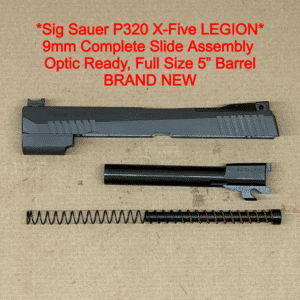 NEW - FACTORY Sig Sauer P320 XFive Legion 9mm 5” Gray Optics Ready Slide Assembly