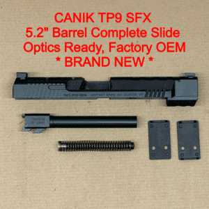 NEW - FACTORY Canik Mete SFx 9mm 5.2” Optics Ready RMRcc Slide Assembly