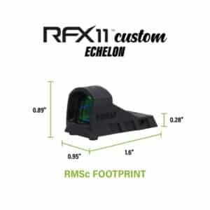 NEW - FACTORY Viridian RFX11 Custom Echelon 3 MOA Green Dot VIS RMSc Red Dot Optic
