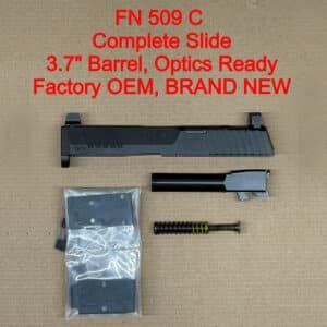 FN 509 Compact MRD OEM Complete Slide Assembly – Optic Ready Black PVD – BRAND NEW