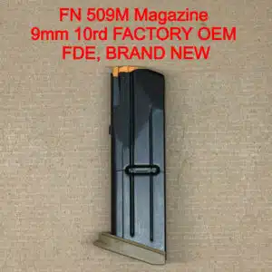 FN 509M 9mm 10 Round Magazine FDE OEM Factory FN America Brand New - 20-100351