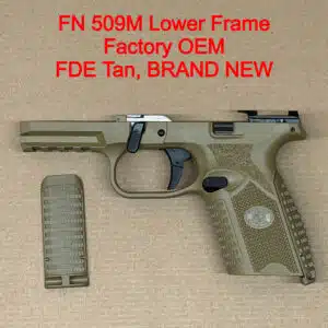 FN 509 Midsize MRD Lower Frame Assembly – OEM FDE Polymer Frame – BRAND NEW