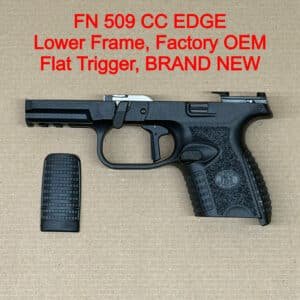 FN 509 CC Edge Lower Frame Assembly – OEM Polymer Frame Black Gray – BRAND NEW