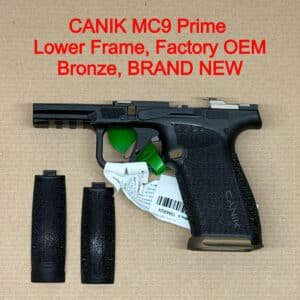 Canik Mete MC9 Prime Lower Frame Assembly – OEM Black Compact Frame – BRAND NEW