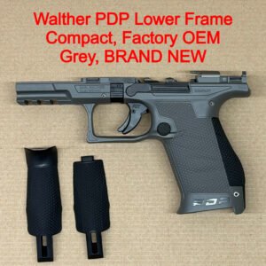 Walther PDP Compact Lower Frame Assembly – OEM Polymer Frame Tungsten Gray – BRAND NEW
