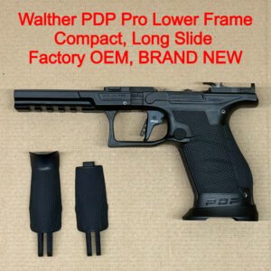 Walther PDP Pro Lower Frame Assembly – OEM Polymer Frame Black – BRAND NEW