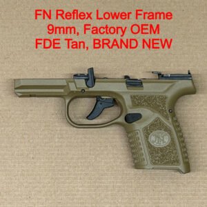 FN Reflex Lower Frame Assembly – OEM Micro Compact Polymer Frame FDE – BRAND NEW