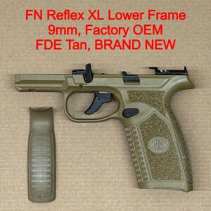 FN Reflex XL MRD Lower Frame Assembly – OEM Micro Compact Polymer Frame FDE – BRAND NEW