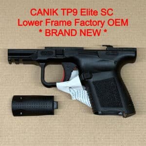 Canik TP9 Elite SC Lower Frame Assembly 9mm – OEM Polymer Grip Module – BRAND NEW