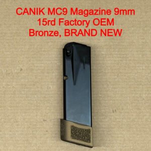 Canik METE MC9 9mm 15 Round Magazine Bronze OEM Factory Full Grip Extension Brand New - MA2276