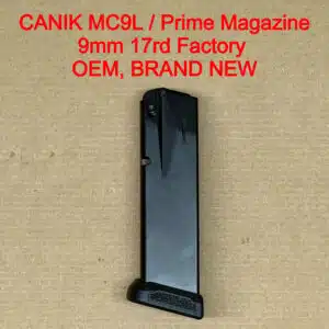 Canik MC9 Prime MC9L MC9LS 9mm 17 Round Magazine Black OEM Factory Extended Brand New - MA2373
