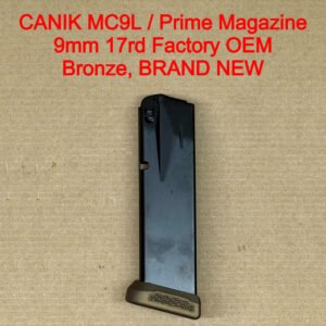 Canik MC9 Prime MC9L MC9LS 9mm 17 Round Magazine Bronze OEM Factory Extended Brand New - MA2373