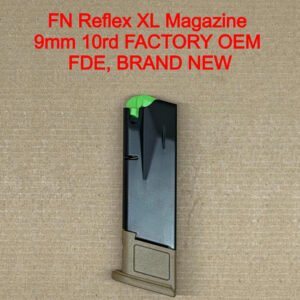 FN Reflex 9mm 10 Round Magazine FDE Extended Baseplate OEM Factory FN America Brand New - 20-100909