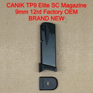 Canik TP9 Elite SC 9mm 12 Round Magazine OEM Factory Finger Rest Sub Compact Brand New - MA902