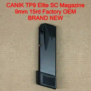 Canik TP9 Elite SC 9mm 15 Round Magazine OEM Factory Grip Extension Sub Compact Brand New - MA903