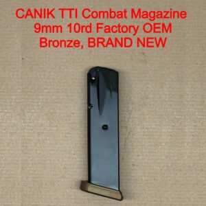 Canik TTI Combat 9mm 10 Round Magazine Bronze TTI Baseplate OEM Factory Brand New