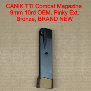 Canik TTI Combat 9mm 10 Round Magazine +3 Bronze Extension OEM Factory Brand New - CAMA0031