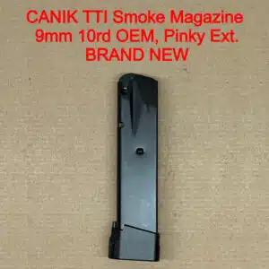 Canik TTI Combat 9mm 10 Round Magazine Black OEM Factory Full Size Brand New - CAMA0032