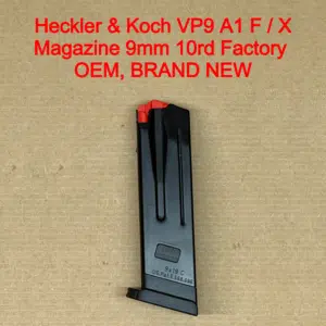 HK VP9 F/X P30 9mm 10 Round Magazine OEM Factory Heckler Koch Brand New - 50259077