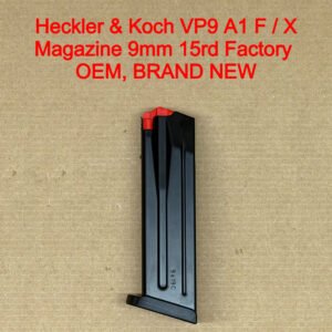 HK VP9A1 VP9 F/X P30 9mm 15 Round Magazine OEM Factory Full Size Brand New