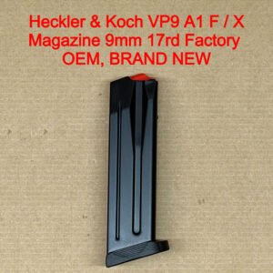 HK VP9A1 VP9 F/X P30 9mm 17 Round Magazine OEM Factory Full Size Brand New - 50259114