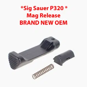 NEW - FACTORY Sig Sauer P320 OEM Magazine Release Kit Button Spring Stop