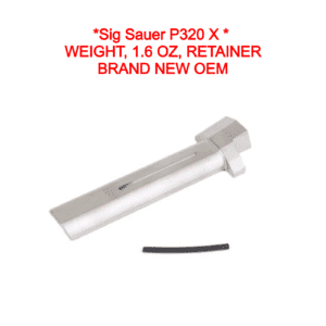 NEW - FACTORY Sig Sauer P320 X-Series OEM Grip Weight Kit 1.6oz Steel