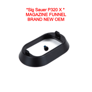 NEW - FACTORY Sig Sauer P320 X-Series OEM Magazine Funnel Magwell Steel Black
