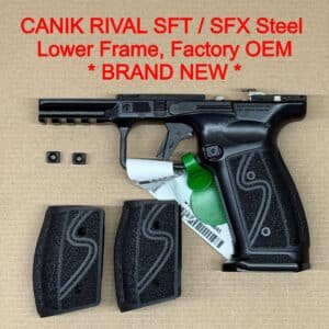 Canik SFx Rival-S Lower Frame Assembly – OEM Steel Dark Side Frame – BRAND NEW