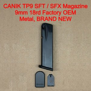 Canik TP9 METE SFX 9mm 18 Round Magazine OEM Factory Metal Baseplate Anti Friction Brand New - MA2240