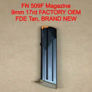 FN 509 17 Round 9mm OEM FDE Magazine – 20-100346-1 – Factory New