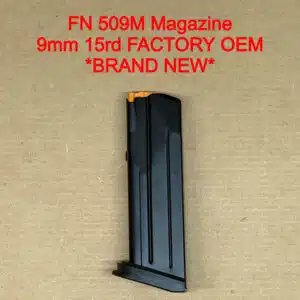 FN America 509M 15 Round 9mm OEM Magazine Black – 20100348 – Factory New