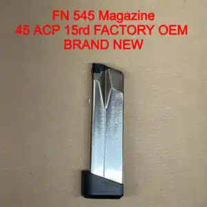 FN 545 Tactical 15 Round .45 ACP OEM Magazine Black – 20-100720 – Factory New