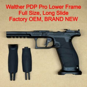 Walther PDP PRO Full Size Lower Frame Assembly 9mm OEM Black – BRAND NEW