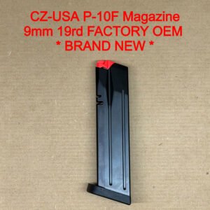 CZ-USA P-10 Full Size 19 Round 9mm OEM Magazine Black – 11440 – Factory New