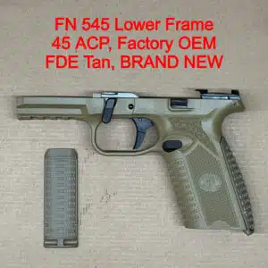 FN 545 MRD OEM Lower Frame Assembly FDE Tan Full Size .45 ACP – BRAND NEW