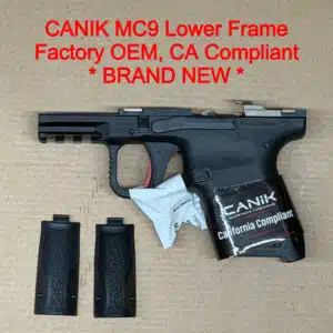 Canik Mete MC9 OEM Lower Frame Assembly Black 9mm Micro Compact – BRAND NEW