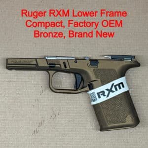 Ruger RXM OEM Lower Frame Assembly Bronze 9mm Glock 19 Compatible – BRAND NEW