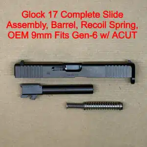 Glock 17 Gen 6 A-CUT OEM Complete Slide Assembly 9mm Aimpoint Ready – BRAND NEW