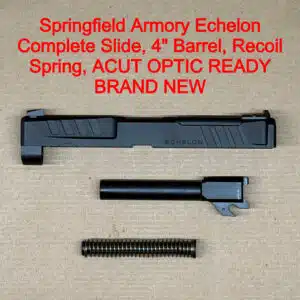 Springfield Echelon OEM Complete Slide Assembly 4.0" 9mm A-CUT Aimpoint Ready – BRAND NEW