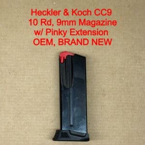 HK CC9 9mm 10 Round Magazine OEM Steel Finger Rest Extended Floorplate Factory - 51000492