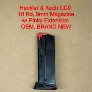 HK CC9 9mm 10 Round Magazine OEM Steel Finger Rest Extended Floorplate Factory - 51000492