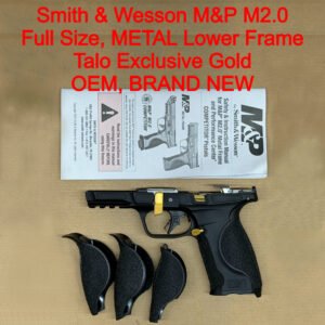 Smith & Wesson M&P9 M2.0 Metal Lower Frame Gold Accents TALO Exclusive 13987