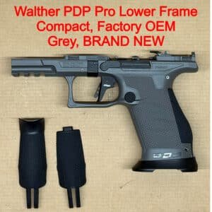 Walther PDP Pro E Compact 9mm Lower Frame Assembly Grey Dynamic Trigger NEW