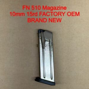 FN 510 Tactical 10mm 15 Round OEM Magazine Nickel 20-100719