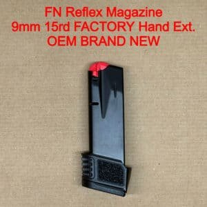 FN Reflex Reflex XL 9mm 15 Round OEM Magazine Black with Grip Sleeve 20-100708