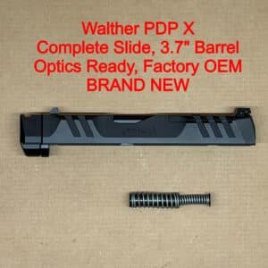 Walther PDP F-Series Pro-X PMM 9mm 3.75 Complete Upper Slide Assembly – BRAND NEW